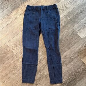 GAP Dark Blue Women's Patterned Trousers